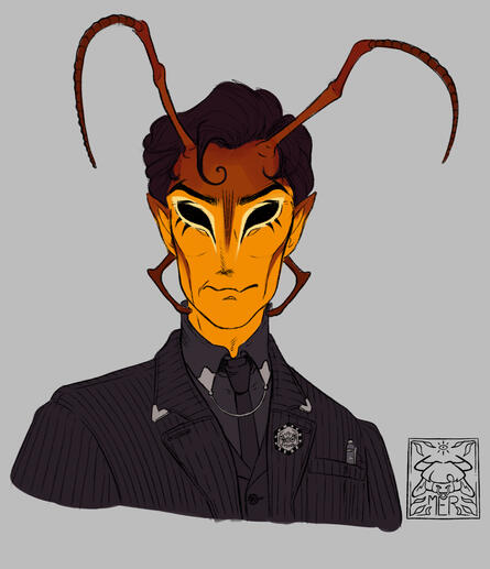 Line Art + Base Color Bust